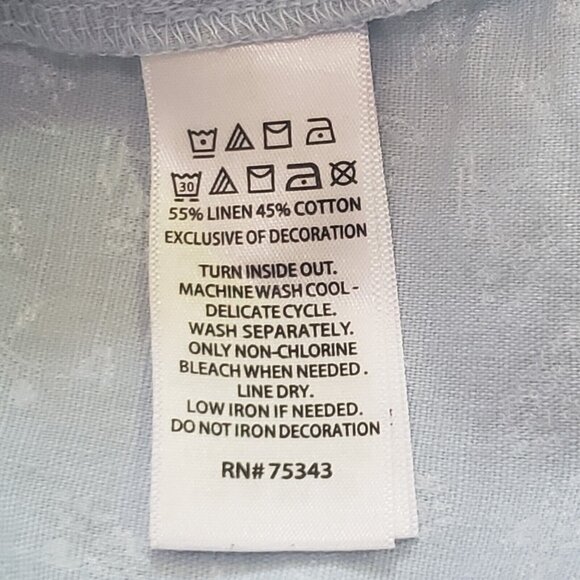 JOIE Peasant Blouse Women's Size Small Embroidered Blue Boho Cottage Core Fairy - Picture 4 of 16